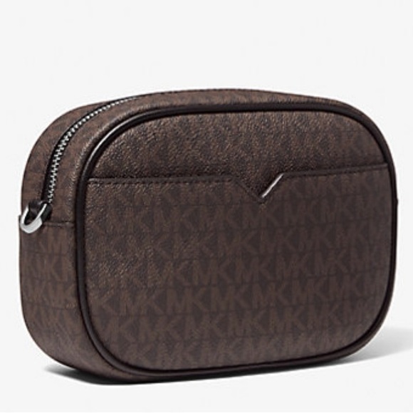 MICHAEL KORS NWOT Crossbody Bag
BLACK MULTI MK Sig Center
Stripe - Picture 3 of 14